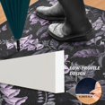 thumbnail image 2 of Yayeee Doormat for Inside 20"x32" Absorbent Low-Profile Washable Non-Slip Rubber Backed Entryway Rug, Light Purple Flowers, 2 of 8