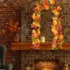 thumbnail image 5 of Guirnalda De Enredaderas Para Decoraciones De Fiestas, Bodas, Chimeneas, Interiores, Exteriores, Otoño, Decoración De Otoño, Vegetación Artificial, Enredaderas Colgantes, 5 of 7
