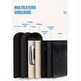 thumbnail image 3 of MesaSe RFID Blocking Car Key Pouch  Synthetic Fiber Faraday Bag  Dual-Layer Signal Shielding Anti-Theft Key Holder with Carbon Fiber Material  with Keychain for Car Keys, 3 of 5
