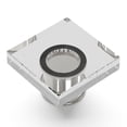 thumbnail image 4 of Hickory Hardware H079525 Crystal Palace 1-3/8" Square Clear Acrylic Cabinet Knob / Drawer, 4 of 6