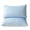 White and Blue, variant on 2-Pack 3D Bean Pillow, 29.13" x 18.9" - Soft Hypoallergenic All-Season Pillow