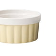 thumbnail image 4 of Ramekins de apto para postre, cuenco de cerámica para hornear Creme Postre Pudín Souffle, adecuado para fiestas, restaurantes, Amarillo perfecl cuenco de porcelana para hornear, 4 of 8