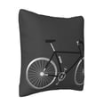 thumbnail image 2 of LNWH Decorative Pillow Covers, Bike Square Sofa Decorative Knit Pillow Case, 18"x18", 2 of 8