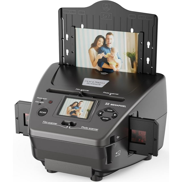 Escáner negativo de diapositivas fotográficas DigitPro con tarjeta SD de 4 GB