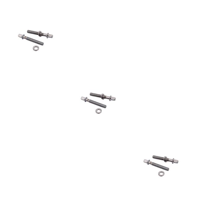 Transemion 2 Pieces Drum Set Screws Professional Frame Components Drums Mounting Screw As shown 50mm 3Set