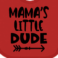 thumbnail image 4 of Inktastic Mama's Little Dude with Arrow Boys Baby Bib, 4 of 4