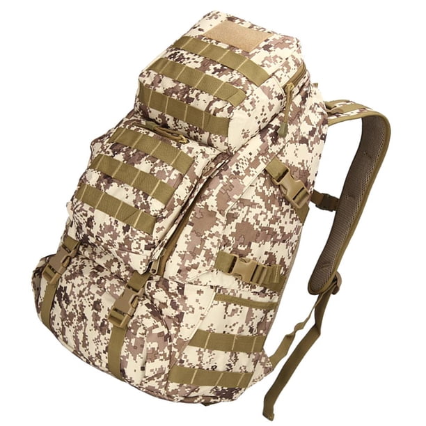Mochila impermeable perfecl de 36-55L para viajes escolares Desierto digital