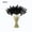 Black, variant on Donemore Artificial Rabbit Tail Grass 1 Pc Faux Dried Flower Bouquet for Home Living Room Office Vase Arrangement Wedding Party Table Centerpiece Decor