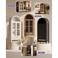 thumbnail image 6 of LAZZO 71" Arched Pantry Cabinet with Glass Door & Drawer, Storage Cupboard with Anti-Tipping Device, White, 6 of 8