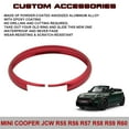 thumbnail image 4 of Xotic Tech Red Aluminum Alloy Remote Control Key Cover Ring Rim Surrounding Compatible with Mini Cooper JCW R55 R56 R57 R58 R59 R60 R61, 4 of 8