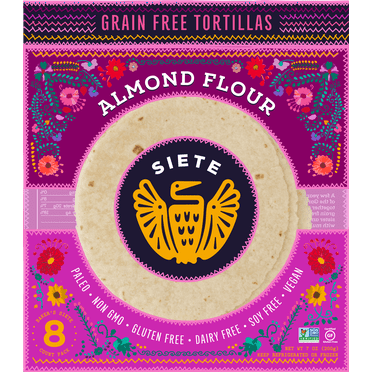 Siete Foods Grain Free Almond Flour Tortillas, 7oz., 8 Count