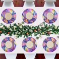 thumbnail image 7 of Ryvnso Conch Seashells Round Plate Mats Dining Table Placemat Set of 4 for Holiday Decoration, 7 of 7