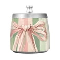 thumbnail image 7 of Pink Green Ribbons Stripe Ashtray with Lid Cigarette Ashtray Stainless Steel Ash Tray Ash Holder for Home Outdoor, 7 of 7