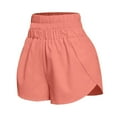 thumbnail image 7 of Running Shorts for Women with Liner High Waisted Lightweight Athletic Shorts with Pockets for Workout Gym Outdoor Pink 2XL, 7 of 7