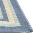 thumbnail image 6 of Rugs.com Lotus Collection Rug – 8' Square Blue Low Rug Perfect For Living Rooms, Kitchens, Entryways, 6 of 9