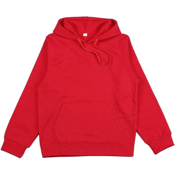Sudadera con Capucha para Hombre Y Mujer, Suéter Informal De Estilo Hip Hop, Disponible En 15 Colores, Marrón, Albaricoque, Morado Y Verde, Ideal para Monopatín Rojo 3XL Rojo 3XL Xishao ropa