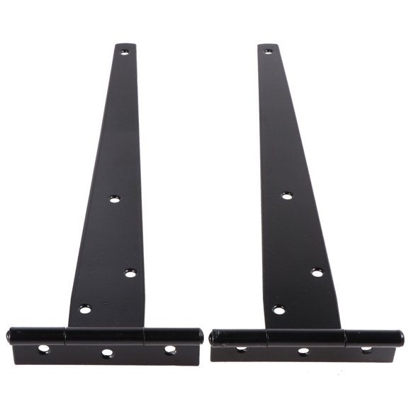 HEALEEP 2Ud Bisagras Heavy Duty T Shape Negro Para Puertas Y Portones De Hierro