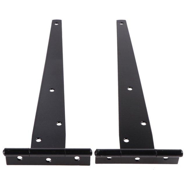 HEALEEP 2Ud Bisagras Heavy Duty T Shape Negro Para Puertas Y Portones De Hierro