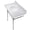 Carrara, variant on Kingston Brass 36 inch Carrara Marble Vanity Top with Stainless Steel Legs for Bathroom Sink