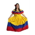 thumbnail image 2 of Colombian Traditional Dress - Flag Style, 2 of 10