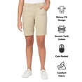 thumbnail image 2 of Juniors School Uniform Super Stretch Bermuda Shorts, 2 of 4