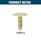 thumbnail image 5 of Empuje Parachoques Sujetador Remache Clips para Buick - 100uds Caqui, 5 of 6