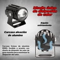 thumbnail image 4 of Faros auxiliares minis para motocicleta Tipo lupa con base Y interruptor luz blanca Kinlley Negro, 4 of 9