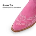 thumbnail image 5 of DREAM PAIRS Women's Cowboy Knee High Western Boots – Retro Embroidery Square Toe Cowgirl Boots with Side Zipper – Comfortable Tall Fashion Boots for Ladies, 5 of 7