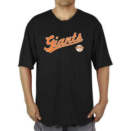 - MLB San Francisco Giants Men's Poly Button Down Jersey