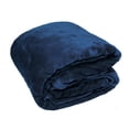 thumbnail image 5 of Soft Blanket Solid Color Coral Fleece Plush Microfiber Blanket, 5 of 7