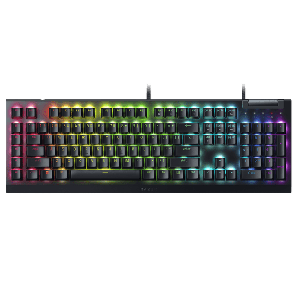 Razer Black Widow V4 X Wired Mechanical Gaming Keyboard with Chroma RGB, Black