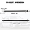 thumbnail image 3 of Unique Bargains 2pcs 200mm 7.87' Car Splitter Support Rods Adjustable Front Rear Bumper Lip Splitter Strut Rod Tie Support Bars Black, 3 of 7