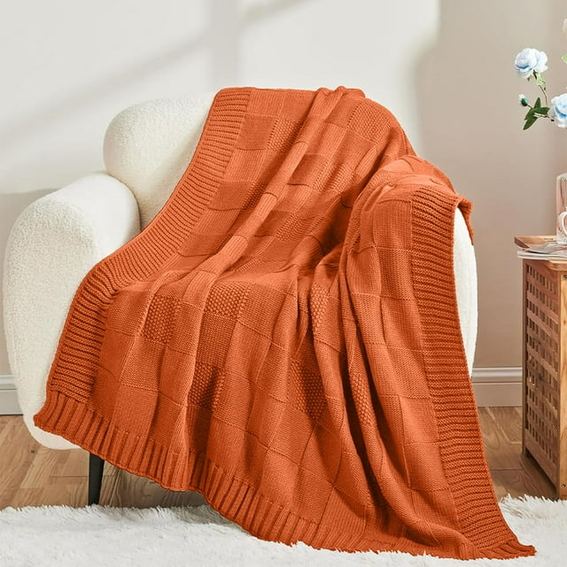 EGNMCR Throw Blanket Camping Blanket Sofa Blanket Daylight Blanket Knitted Boho Conditioning Napping Blanket Sofa Cover Blanket Woolen Blanket acrylic blanket