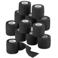 thumbnail image 1 of Vendaje cohesivo MedCA autoadhesivo de 2 cm x 4,5 m, negro, paquete de 12, 1 of 9