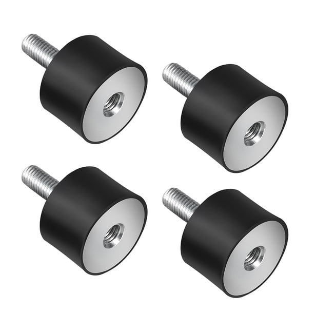 BESTOMZ 4 soportes de goma antivibración para bobinas de coche y barco
