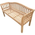 thumbnail image 3 of Teak Wood Oklahoma Outdoor Patio & Garden Bench, 5 Foot, 3 of 4