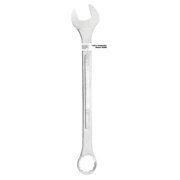Performance Tool W345B 1-5/8 in. Combination Wrench, Drop-Forged Chrome Alloy Steel, Satin Chrome Finish, Rounded Box End