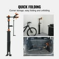 thumbnail image 3 of KFFKFF Cycling Maintenance Stand, Durable Steel Construction Supports up to 80 lbs, Height-Adjustable Mechanic Stand with Magnetic Tool Holder and Extendable Arm, Collapsible Design for Home, 3 of 9
