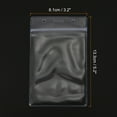 thumbnail image 2 of Uxcell ID Card Badge Holders Vertical 13.3x8.1cm with Waterproof Resealable Zip, Clear Pack of 12, 2 of 5