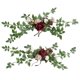 thumbnail image 2 of 2x Decoración de flores artificiales para el pasillo de la boda, decoración de sillas y sillas para ceremonias, decoración floral para el respaldo de Estilo A, 2 of 8