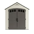 thumbnail image 3 of Suncast Cloverdale 7 ft. x 7 ft. Resin Horizontal Peak Storage Shed with Floor Kit, 3 of 5