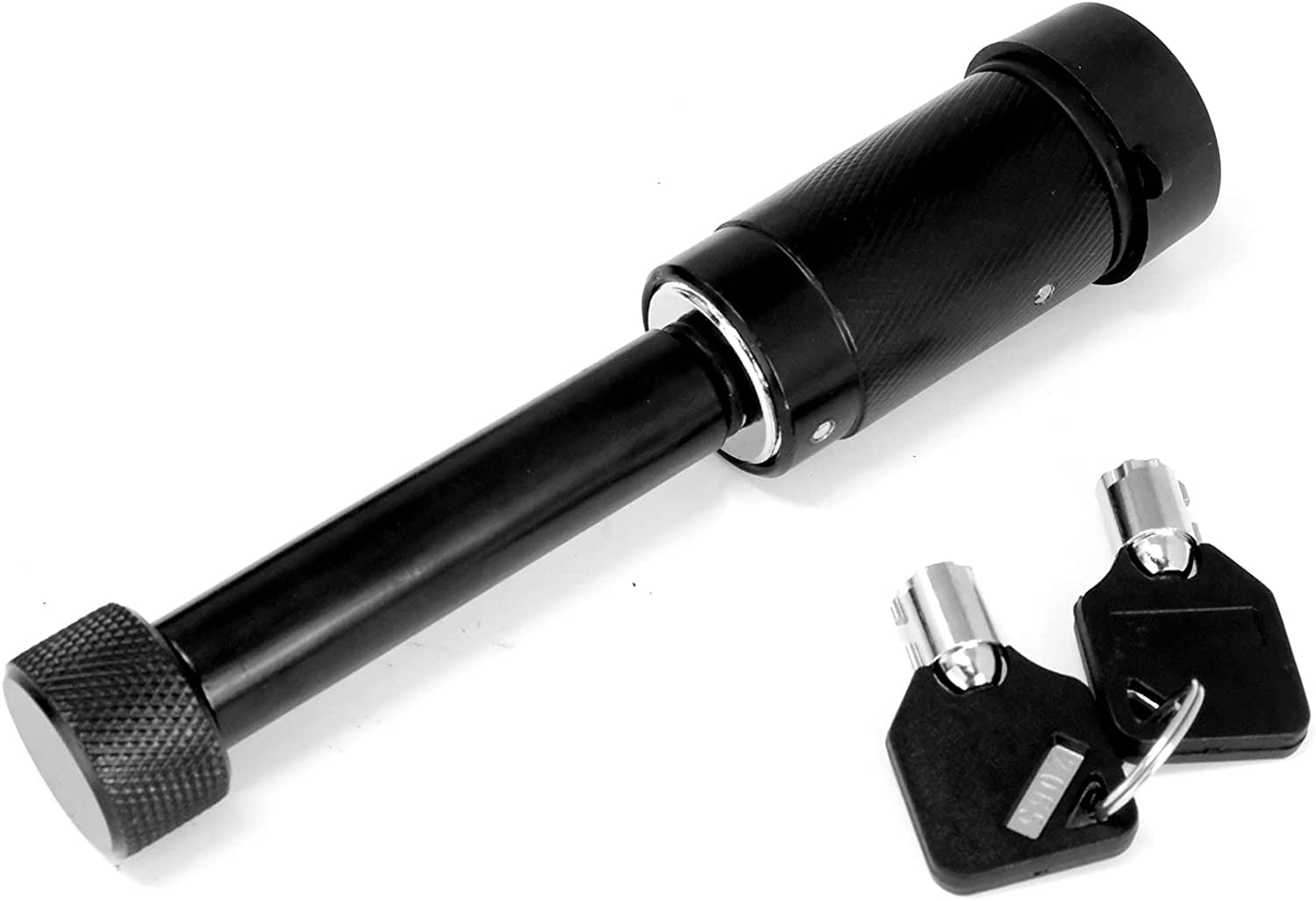 eVerHITCH Trailer Hitch Pin Lock Set 5/8" and 1/2" Black Pins with