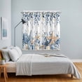 thumbnail image 3 of Blue Eucalyptus Coastal Kitchen Curtains Window Panels, Beach Starfish Shell Nautical Insulated Window Treatment Curtain, Grommet Curtains for Bedroom/Living Room/Bathroom, 2 Piece 42"Wx63"L, 3 of 8