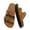 brown, variant on Genuine Leather Flat Sandals For Women Thick-soled Cork Footbed, Slip On Clog Mules With Adjustable Double Buckle, Open Toe Flat Slide Shoes, Summer Outdoor Back Strap Slides
