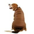 thumbnail image 5 of Warm Fleece Dog Coats with Durable Harness Buitl,Waterproof Puppy Jacket for Small Dogs & Medium Dog & Large Dog,Dog Vest for Cold Winter(Coffee,XL), 5 of 7