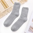 thumbnail image 4 of MESSUEN Mid Socks Womens Winter Socks Fuzzy Socks Running Socks for Women Womans Socks Gym Socks Women's Running Socks Gray One Size, 4 of 6