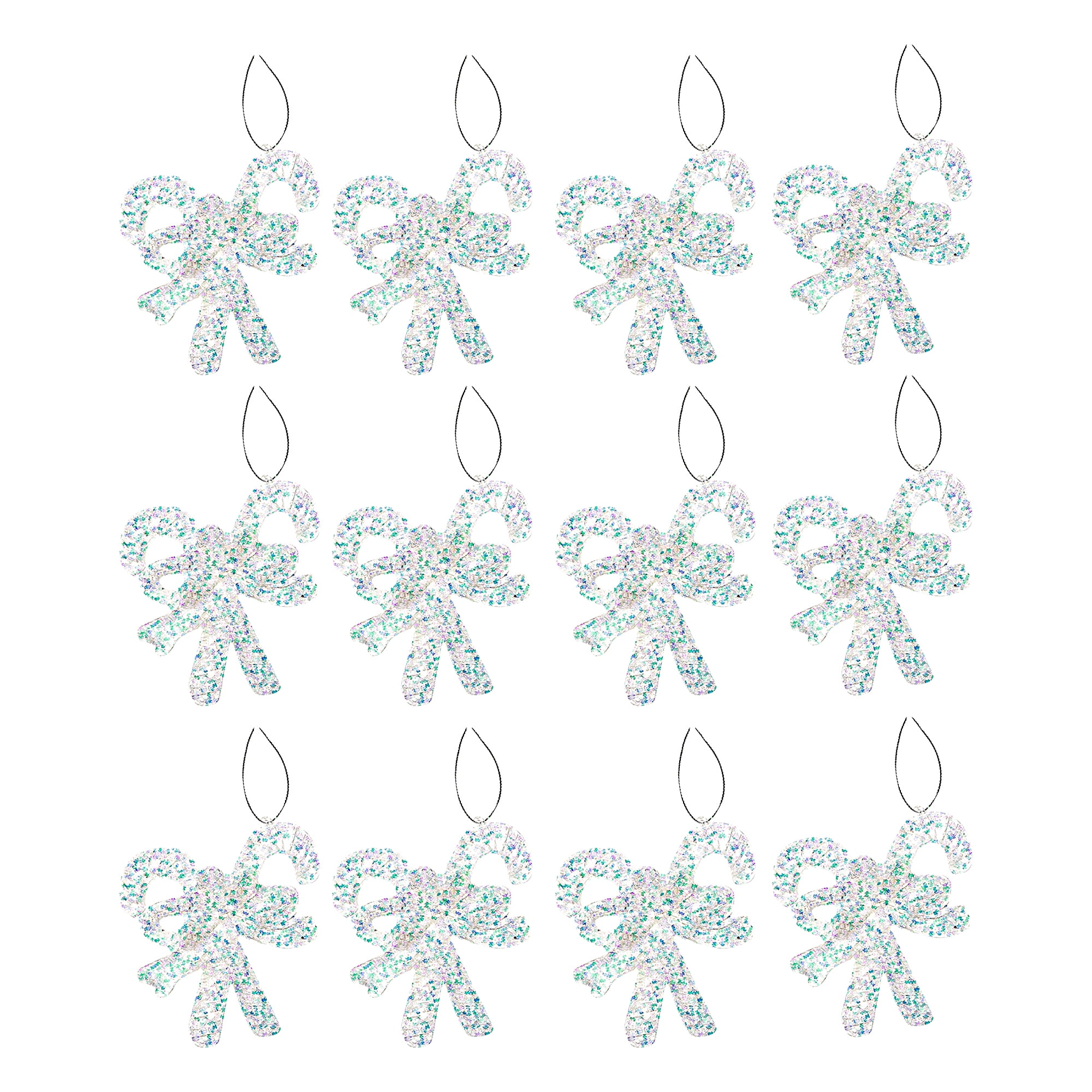 Whimsical Candycane Ornament - Set of 12