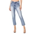 thumbnail image 3 of Risen Jeans - Mid Rise Straight Raw Edge Jeans - RDP5203, 3 of 11