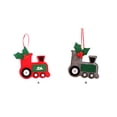 thumbnail image 4 of Moyic Hogar Oficina Hotel Árbol de Navidad Colgante en forma de coche Sala de estar Estilo de dibujos animados Adorno colgante Decoración alegre del Kits de decoración para fiestas Gris Moyic HA069893-02, 4 of 6