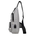 thumbnail image 4 of 2x Chest Pack Shoulder Bag Anti Travel Lightweight Pouch, 4 of 9